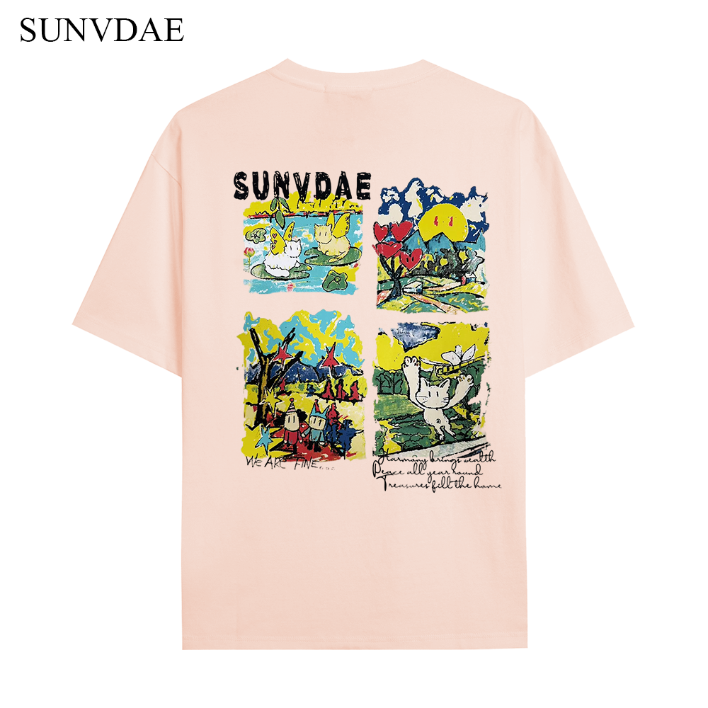 SUNVDAE 油畫田野貓